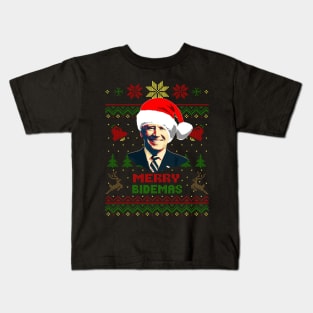 Merry Bidemas Joe Biden Christmas Kids T-Shirt